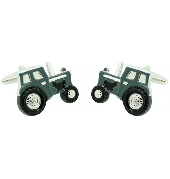 Gemelos para camisa Tractor verde militar agricola
