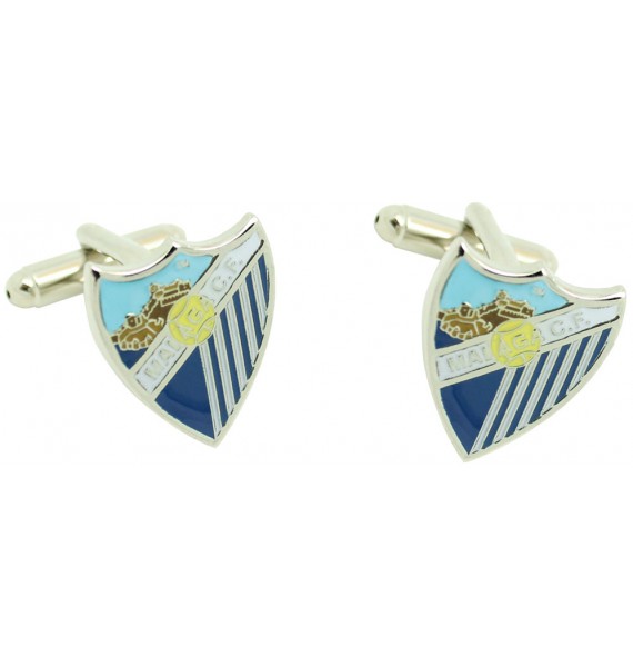 Cufflinks for shirt Malaga Club de Futbol