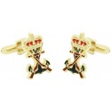 Spanish Navy Marines Shield golden Cufflinks