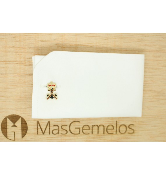 Spanish Navy Marines Shield golden Cufflinks