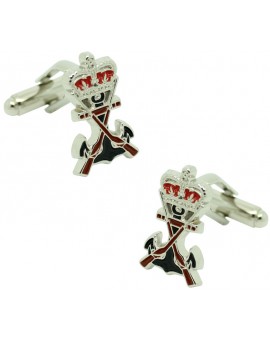 Cufflinks for shirt Navy plated infantry
