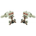 Cufflinks for shirt Navy plated infantry 