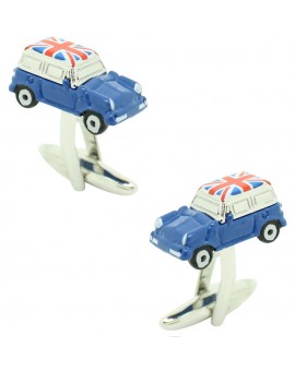 Gemelos para camisa Mini Cooper Azul Bandera UK