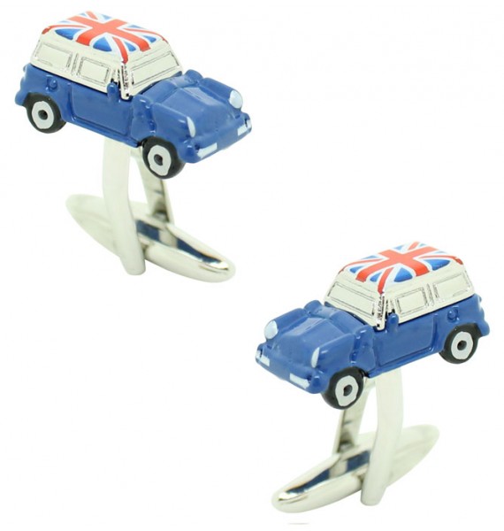 Gemelos para camisa Mini Cooper Azul Bandera UK