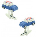 Gemelos para camisa Mini Cooper Azul Bandera UK