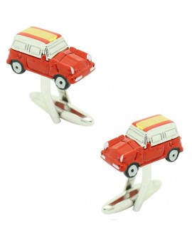 Gemelos para camisa Mini Cooper rojo 3D – España