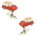 Gemelos para camisa Mini Cooper rojo 3D – España