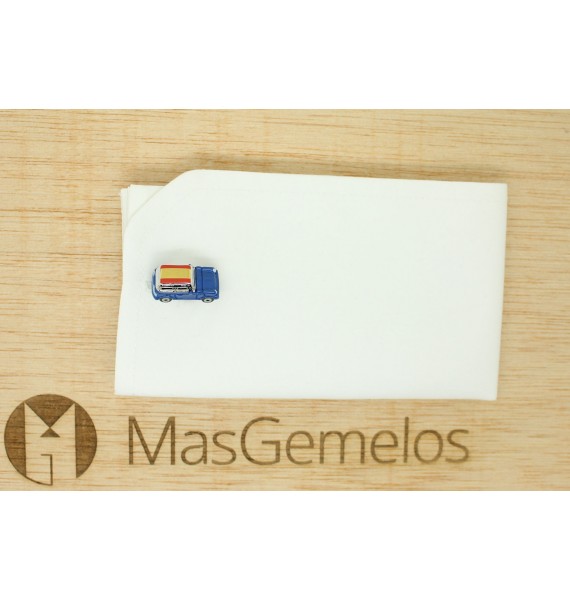 Gemelos para camisa Mini Cooper azul 3D - España