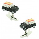 Gemelos para camisa Mini Cooper negro 3D - España