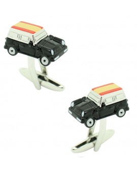 Gemelos para camisa Mini Cooper negro 3D - España