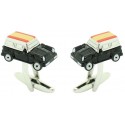 Gemelos para camisa Mini Cooper negro 3D - España