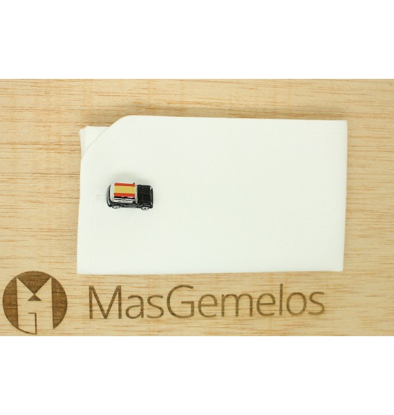 Gemelos para camisa Mini Cooper negro 3D - España