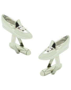 Cufflinks for shirt Moccasin with tassels