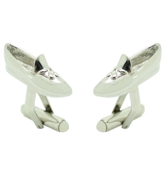 Cufflinks for shirt Moccasin with tassels