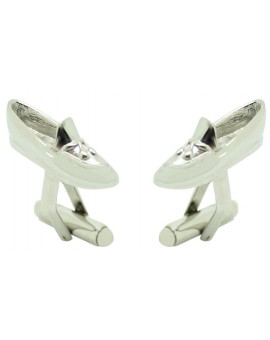 Cufflinks for shirt Moccasin with tassels