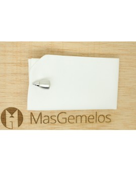 Gemelos para camisa Motor turbina Avión plateado