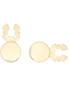 Cubrebotones Redondo oro rosa