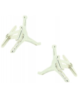 Gemelos para camisa Air JORDAN Plata de Ley 925 PREMIUM