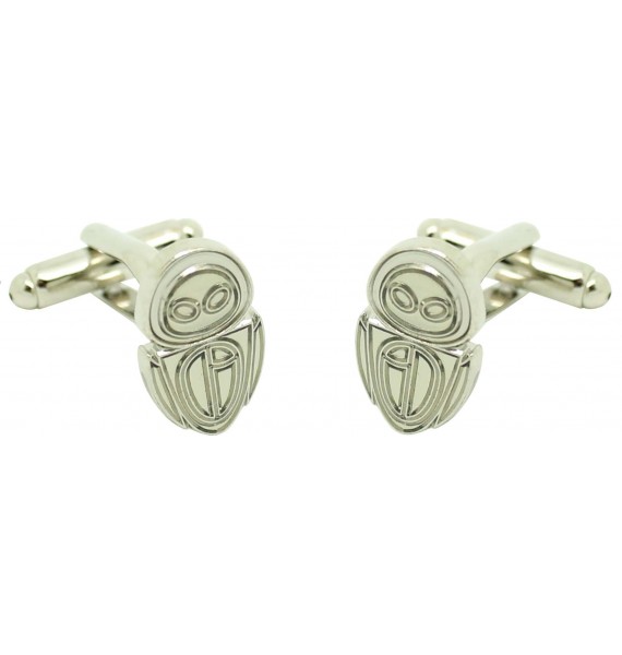 comprar gemelos para camisa Eva plateado