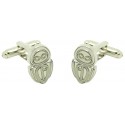 Cufflinks for shirt EVA robot plated