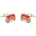 comprar barato gemelos transistor rojo