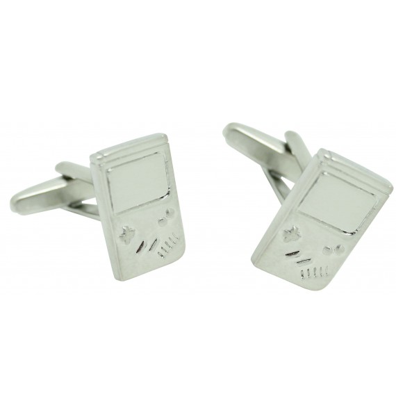 Gemelli da polso Game Boy in argento