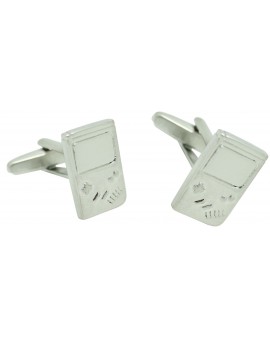 Gemelli da polso Game Boy in argento