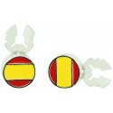 Cubrebotones para camisa Bandera de España