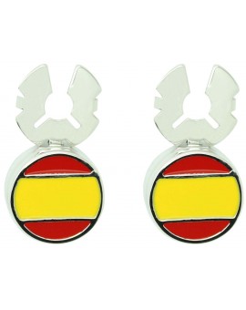 Cubrebotones para camisa Bandera de España 2