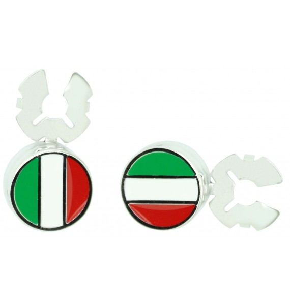 Cubrebotones para camisa Bandera de Italia