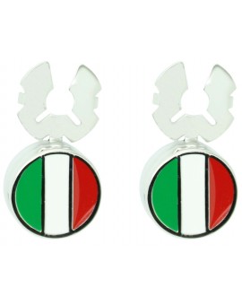 Cover button flag of Italy 2