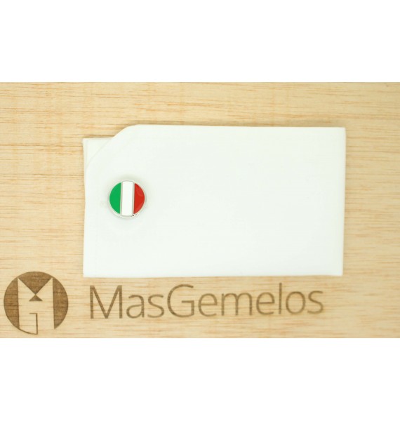 Couvre-boutons du drapeau italien