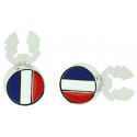 Cubrebotones para camisa Bandera de Francia