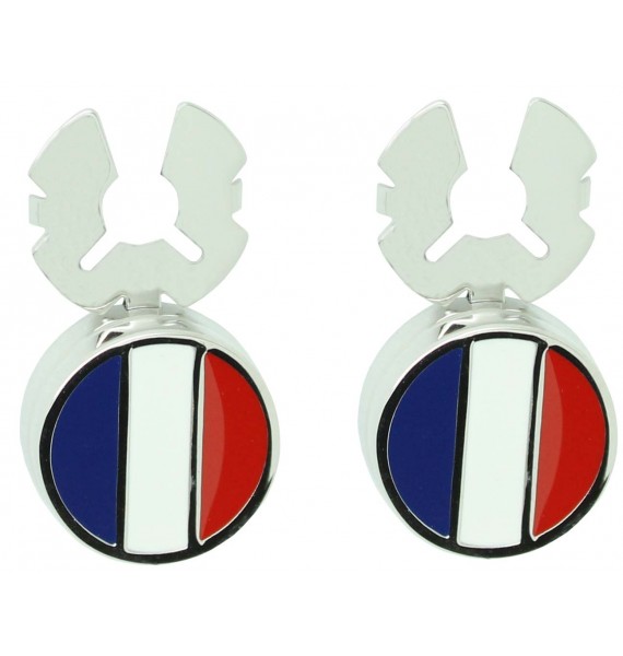 Cubrebotones para camisa Bandera de Francia