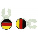 Cubrebotones para camisa Bandera de Alemania