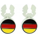 Cubrebotones para camisa Bandera de Alemania
