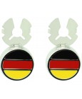 Cubrebotones para camisa Bandera de Alemania