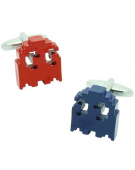 Gemelos Comecocos Rojo y Azul 3D