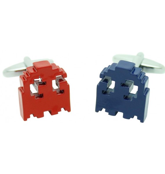 Gemelos Comecocos Rojo y Azul 3D