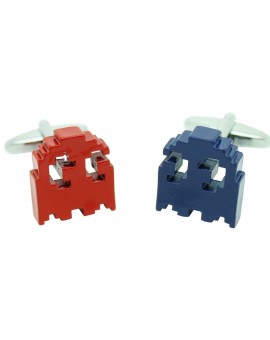 Gemelos Comecocos Rojo y Azul 3D