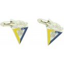 Cufflinks for shirt Cádiz Club of Soccer