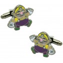 Gemelos para camisa WARIO de Mario Bros