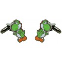 Manschettenknöpfe für Dinosaurier Shirt YOSHI Mario Bros