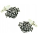 Gemelos para camisa Harley Davidson Plata de ley PREMIUM