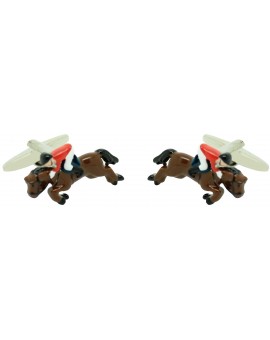 Cufflinks for Jockey Red shirt 2