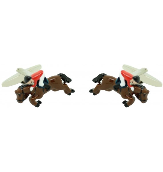 Cufflinks for Jockey Red shirt