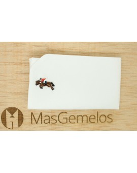 Cufflinks for Jockey Red shirt