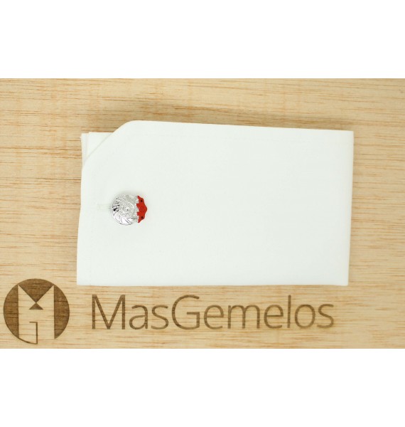 Boutons de manchette Disque de frein rouge