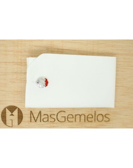Rote Manschettenknöpfe mit Bremsscheibe