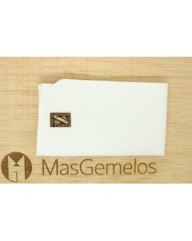 Gemelos para camisa escudo Tanto Monta a medida